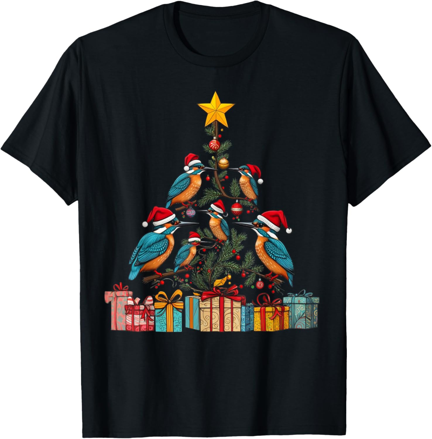 Kingfisher Bird Christmas Tree