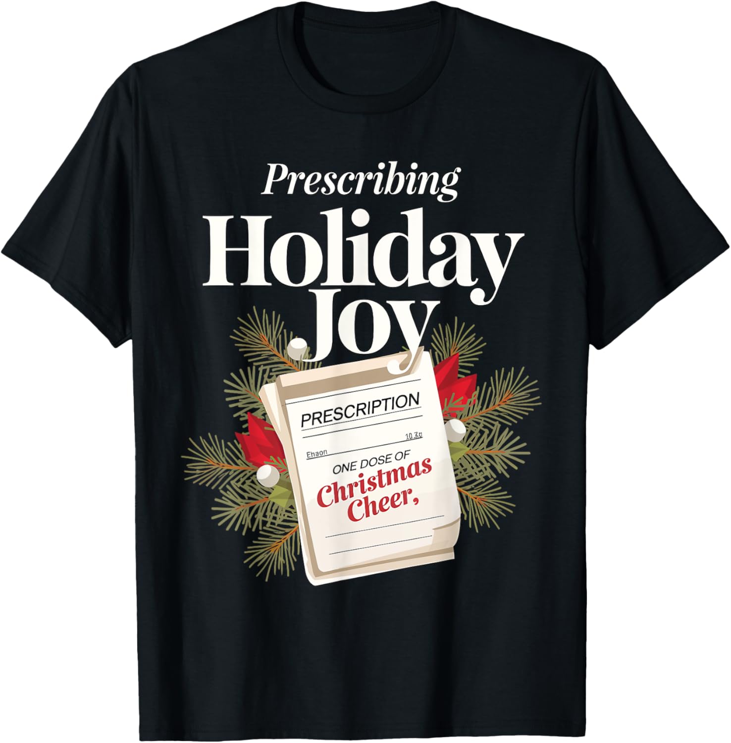 Doctor Prescribing Holiday Joy Christmas