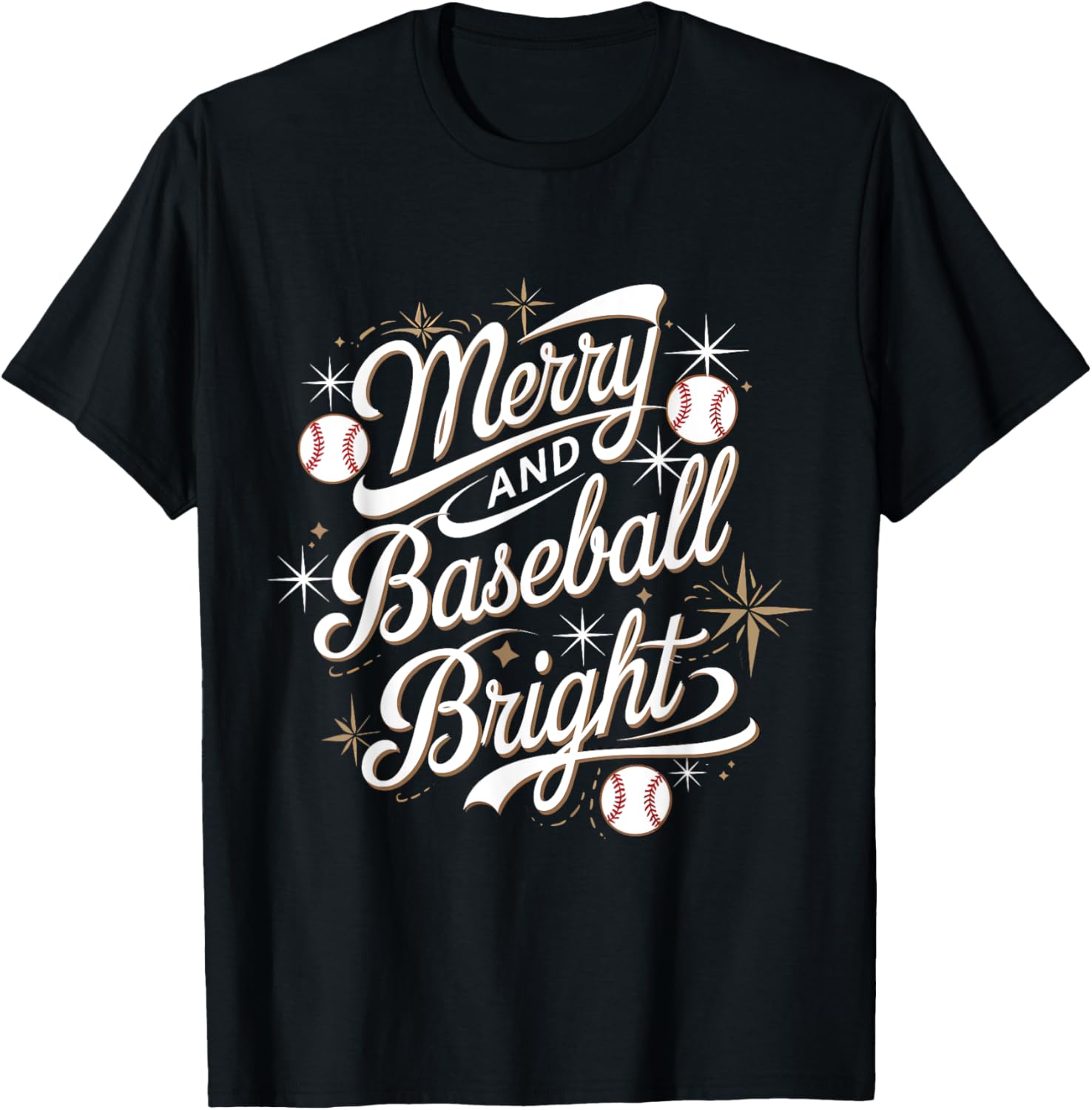 Merry And Baseball Bright Christmas