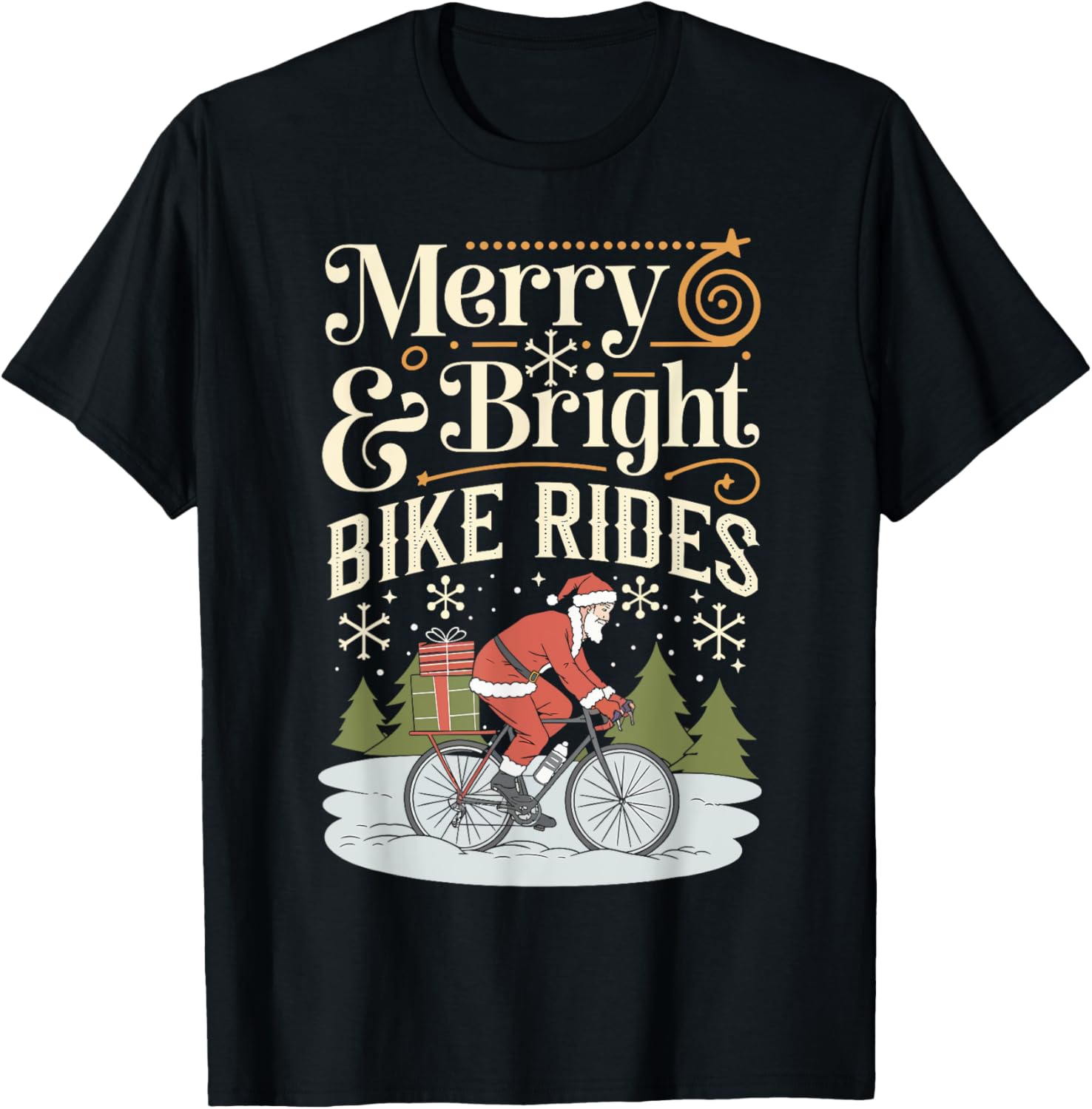 Merry Cycling Bright Bike Rides Christmas