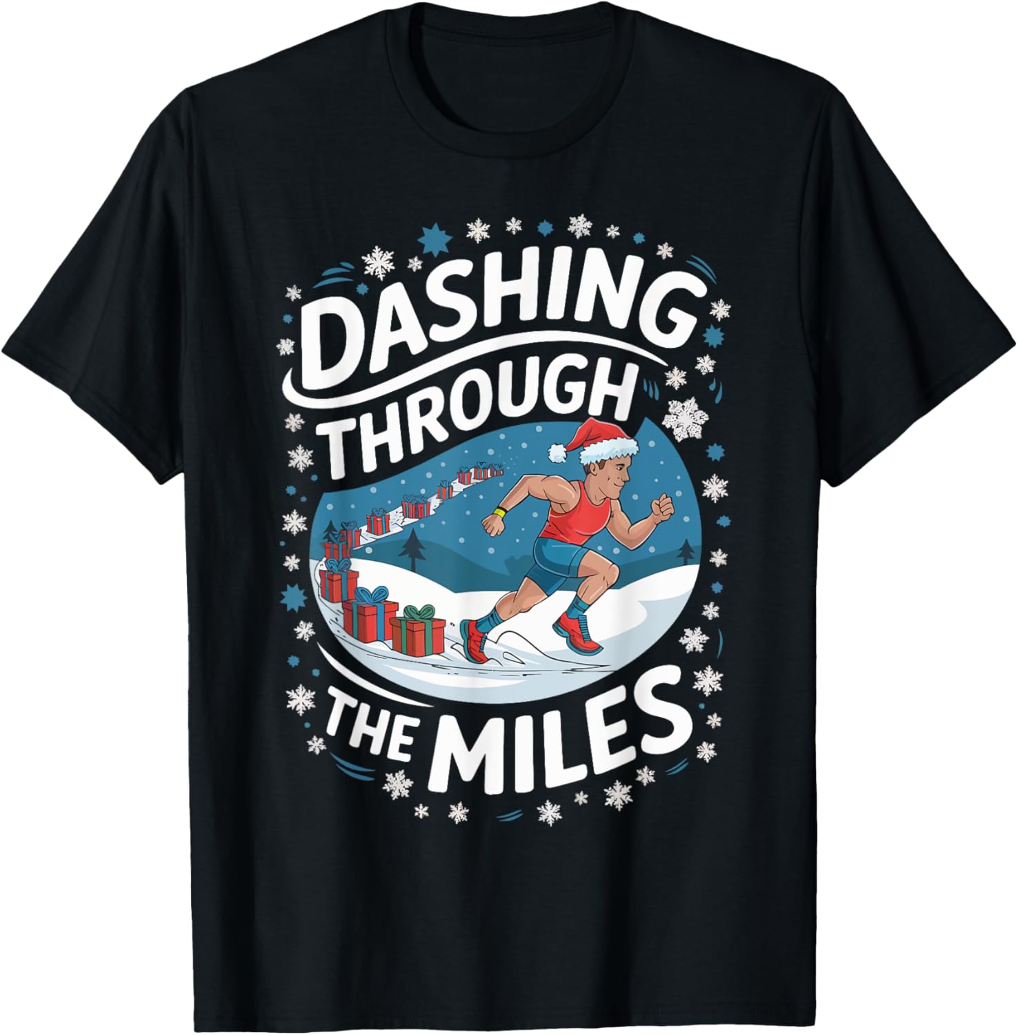 Running Christmas Dashing Through The Miles