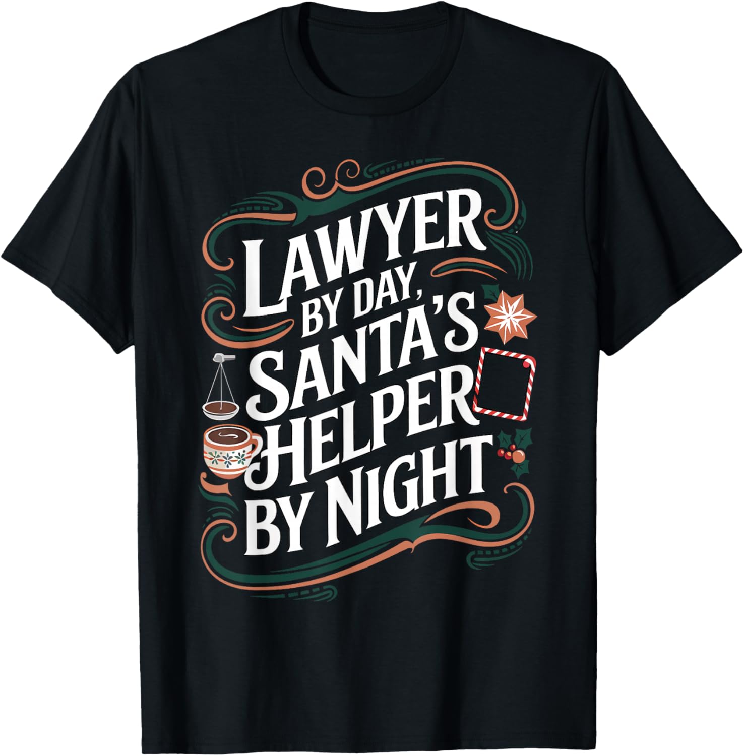 Lawyer By Day Santa's Helper By Night Christmas