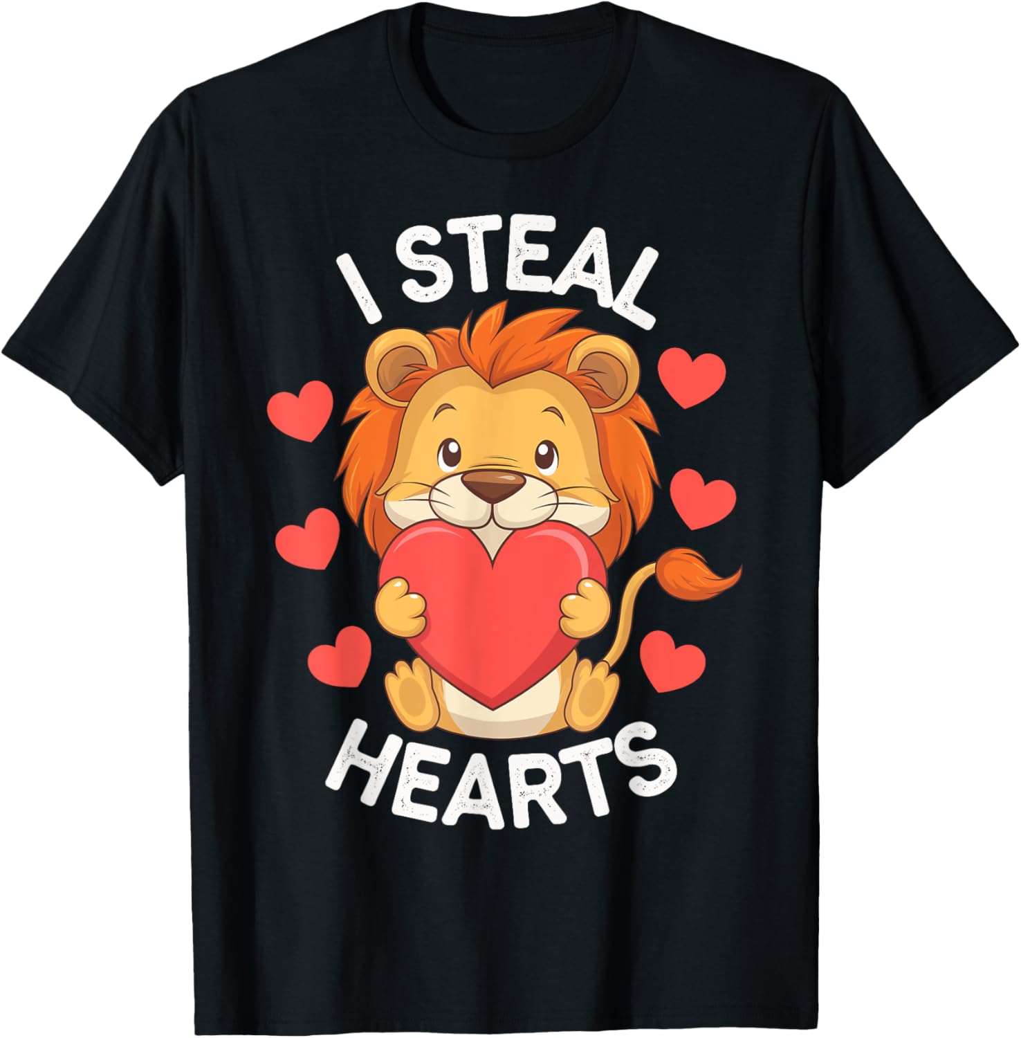 Valentine's Day Lion I Steal Hearts