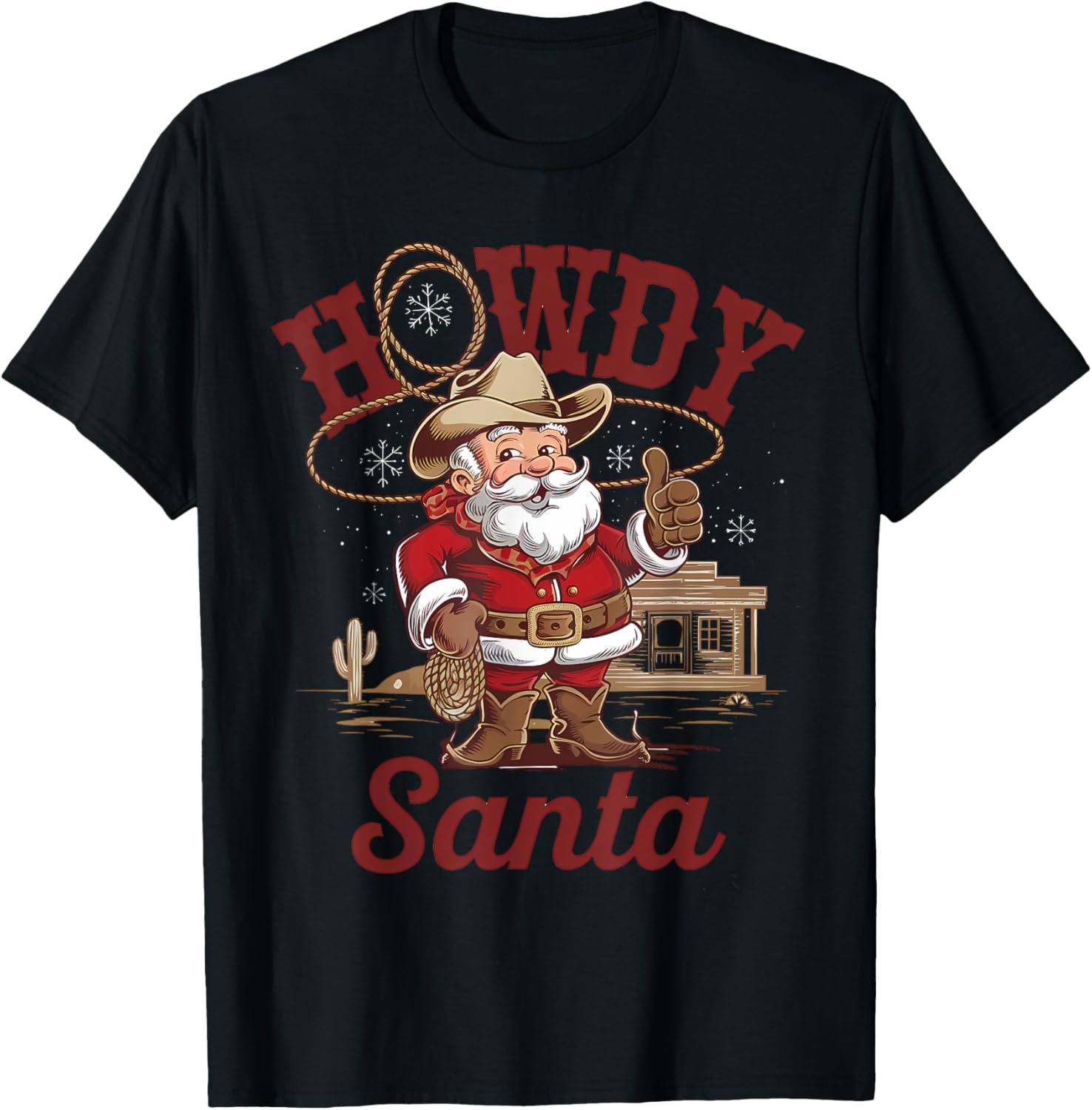 Christmas Cowboy Howdy Santa