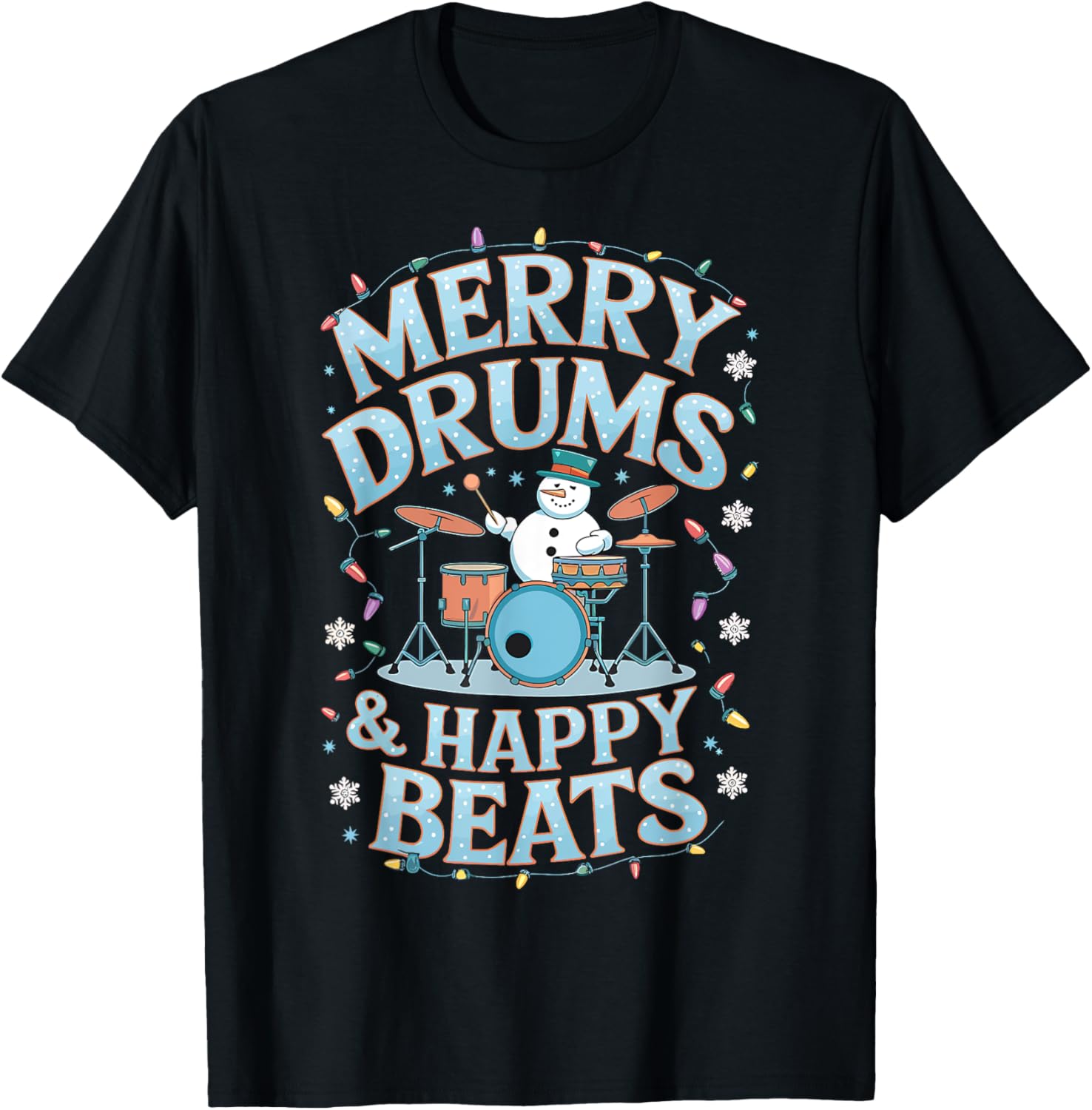 Drummer Christmas Merry Drums & Happy Beats