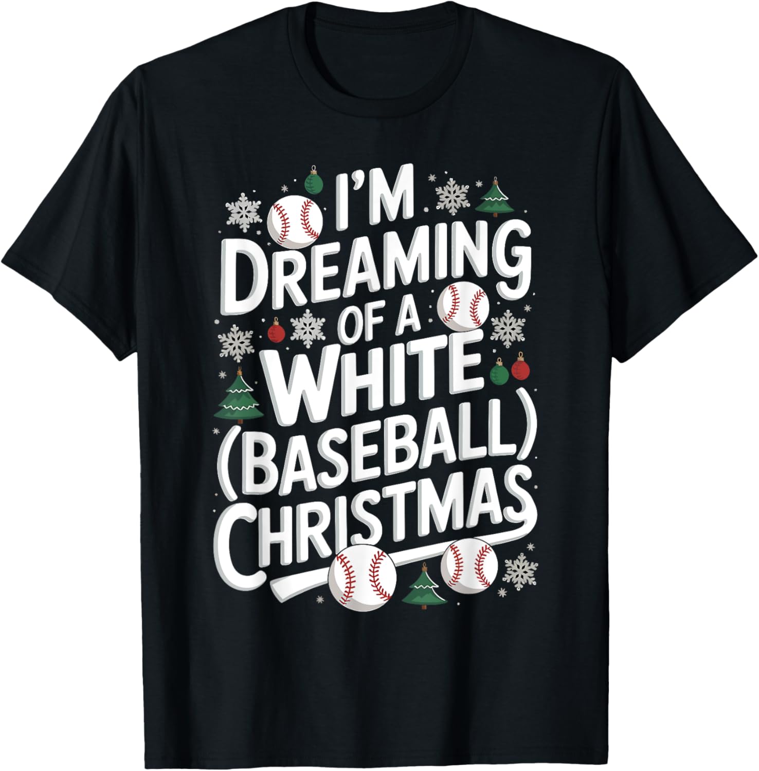 I'm Dreaming Of a White Baseball Christmas