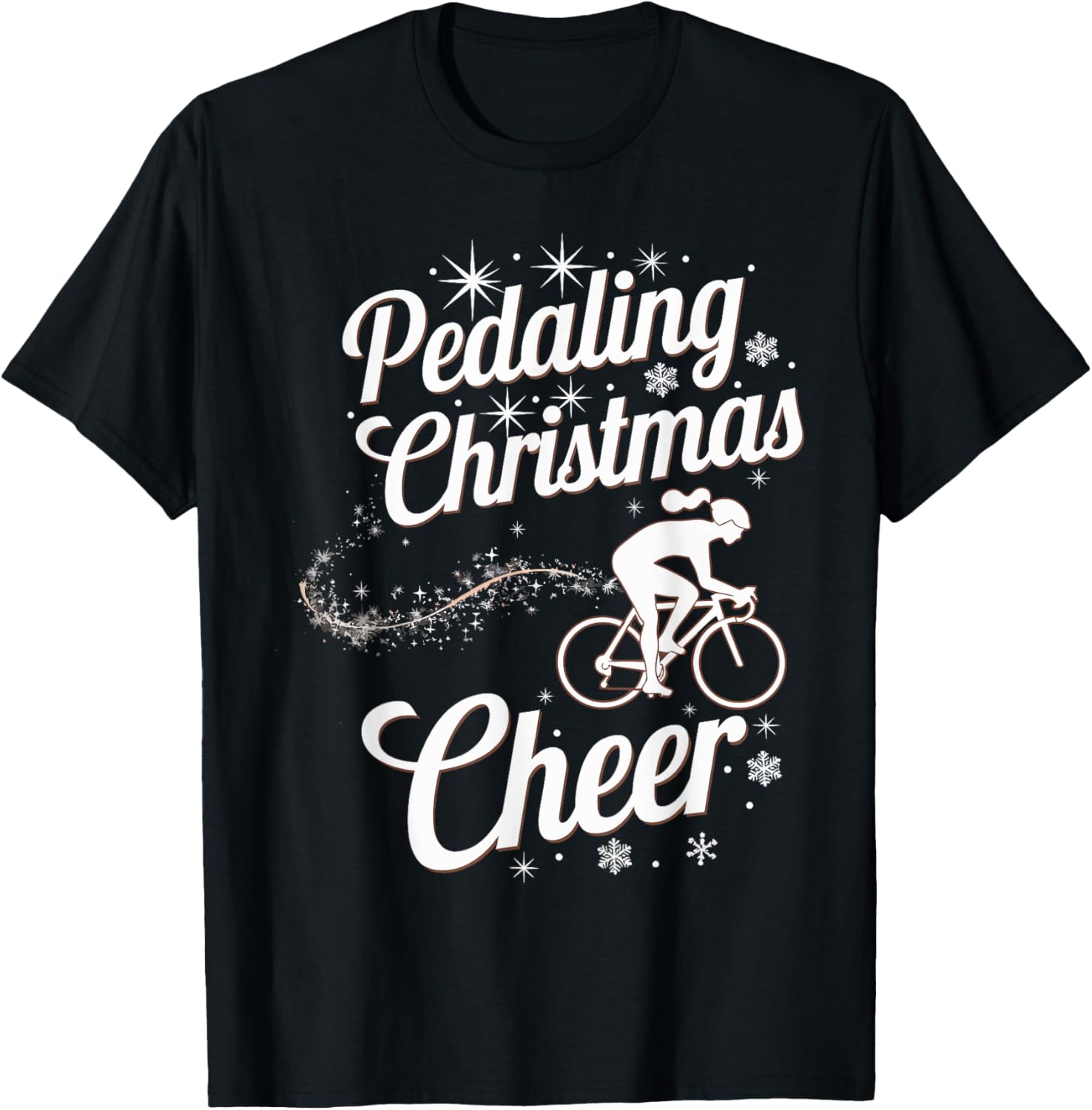 Biking Pedaling Christmas Cheer Cyclist