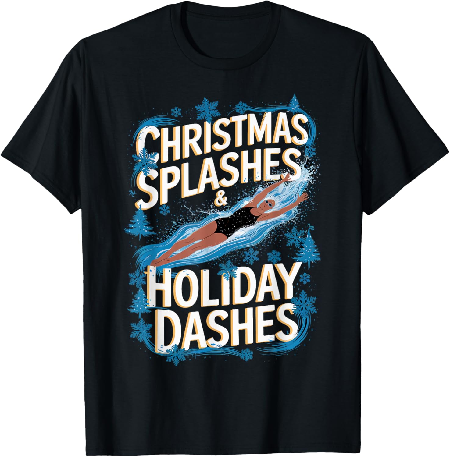 Swimmer Christmas Splashes & Holiday Dashes