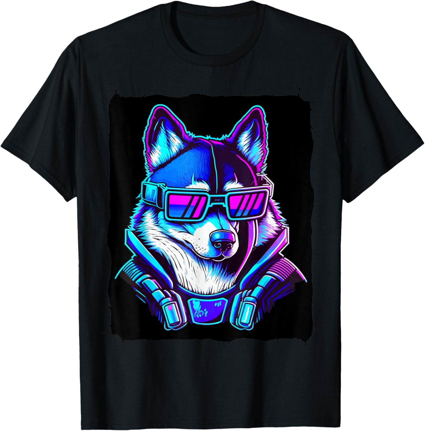 Husky with Sunglasses