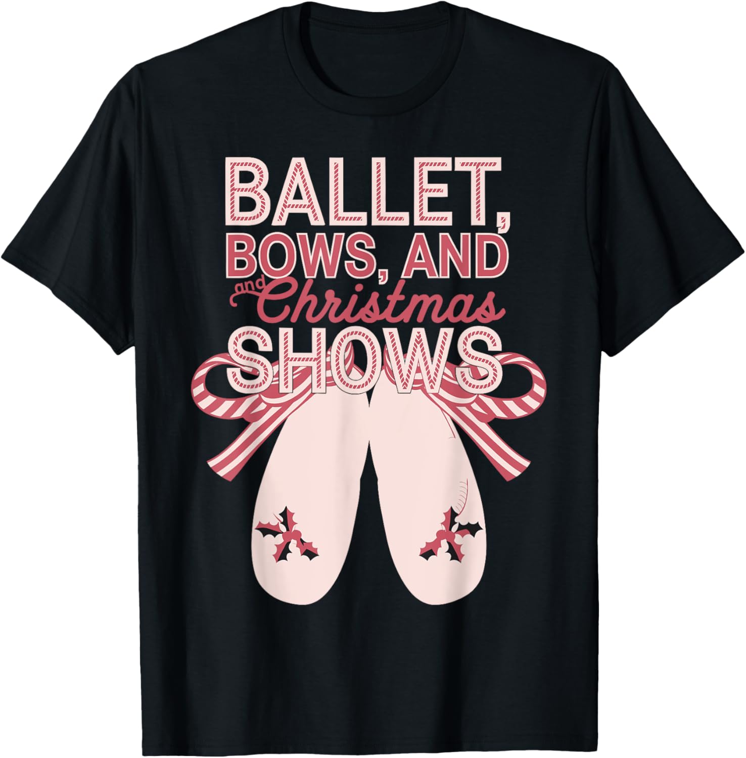 Ballet Bows and Christmas Shows Ballerina