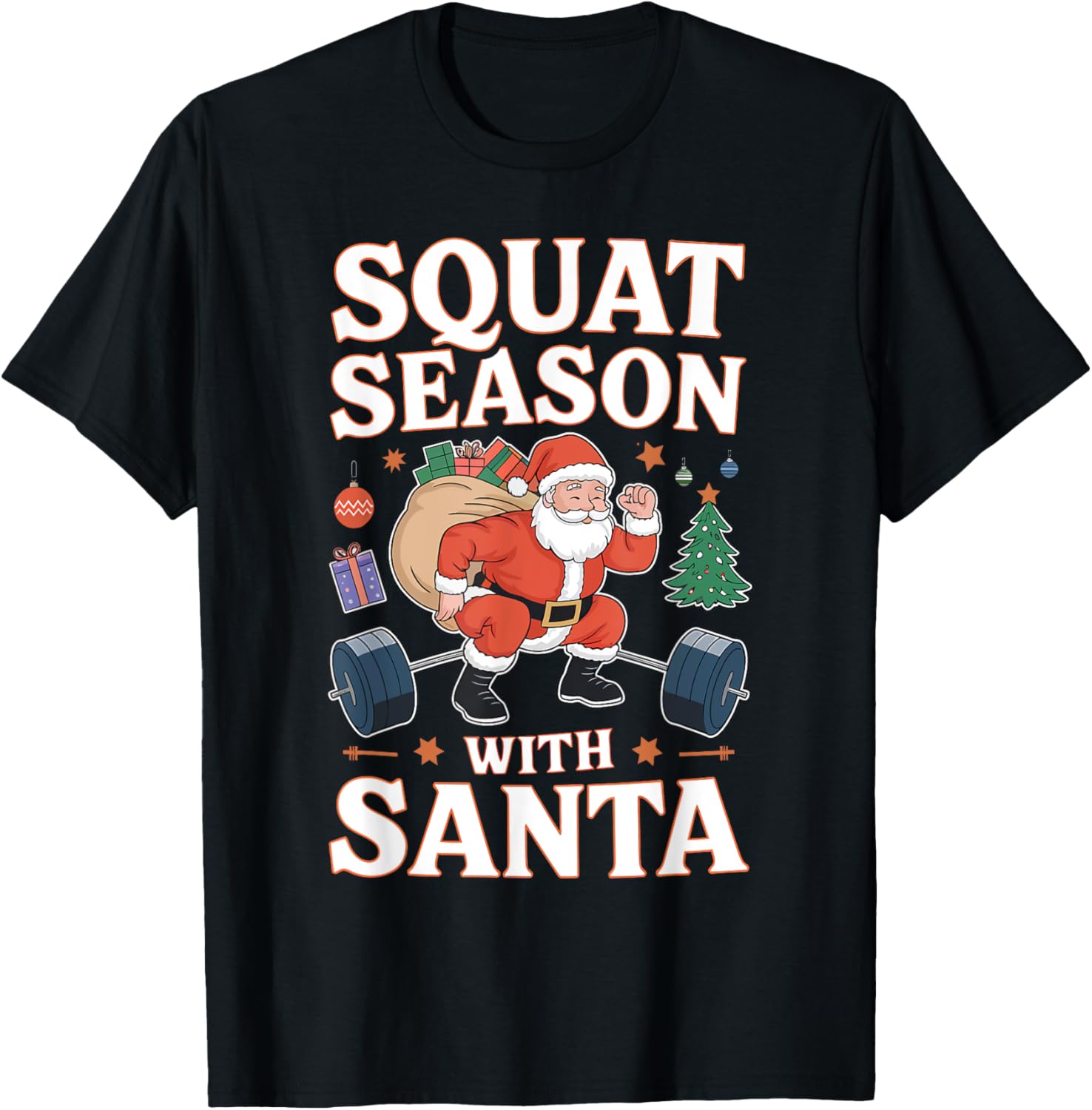 Squat Season With Santa Christmas Gym
