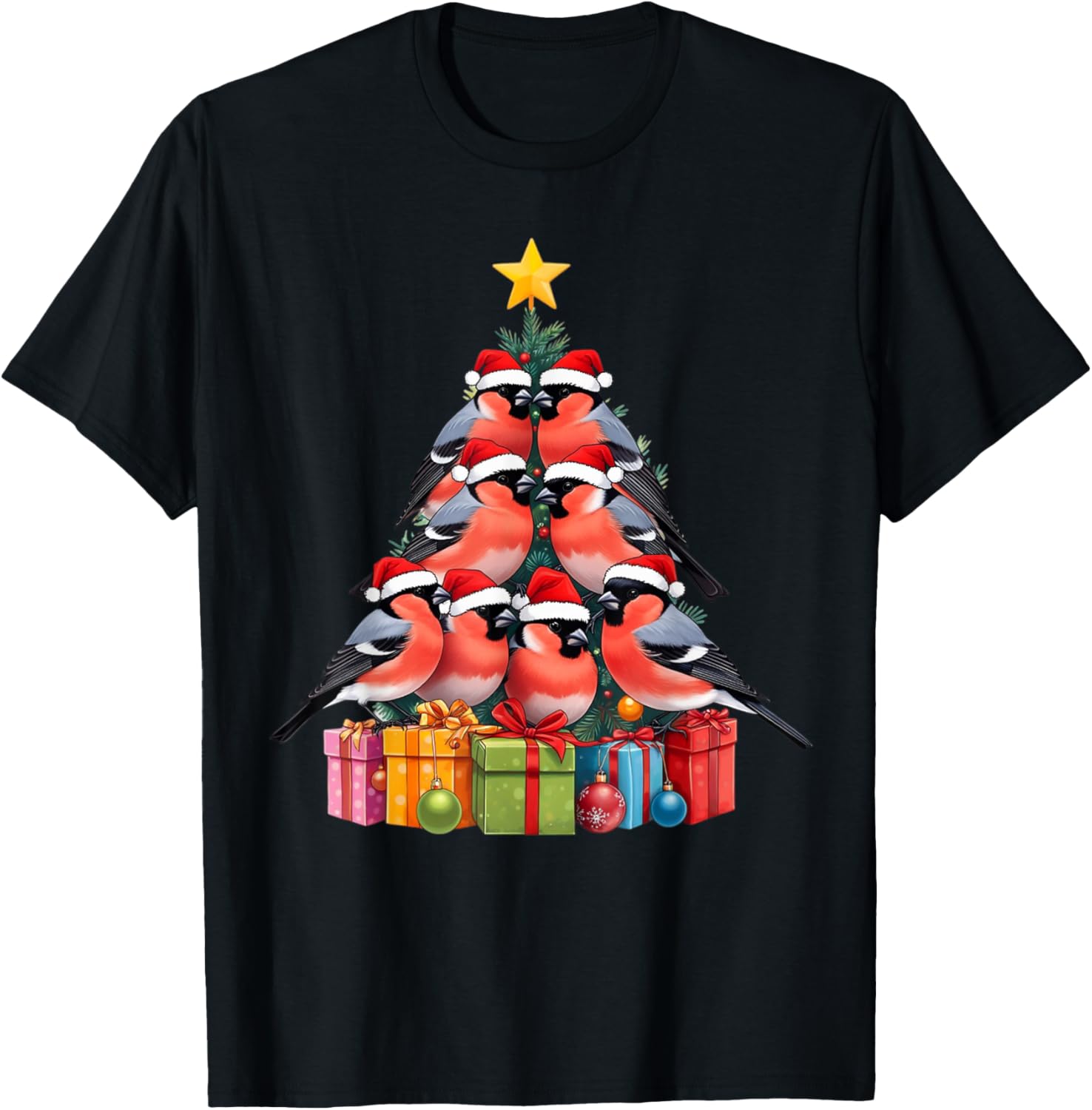 Bullfinch Bird Christmas Tree