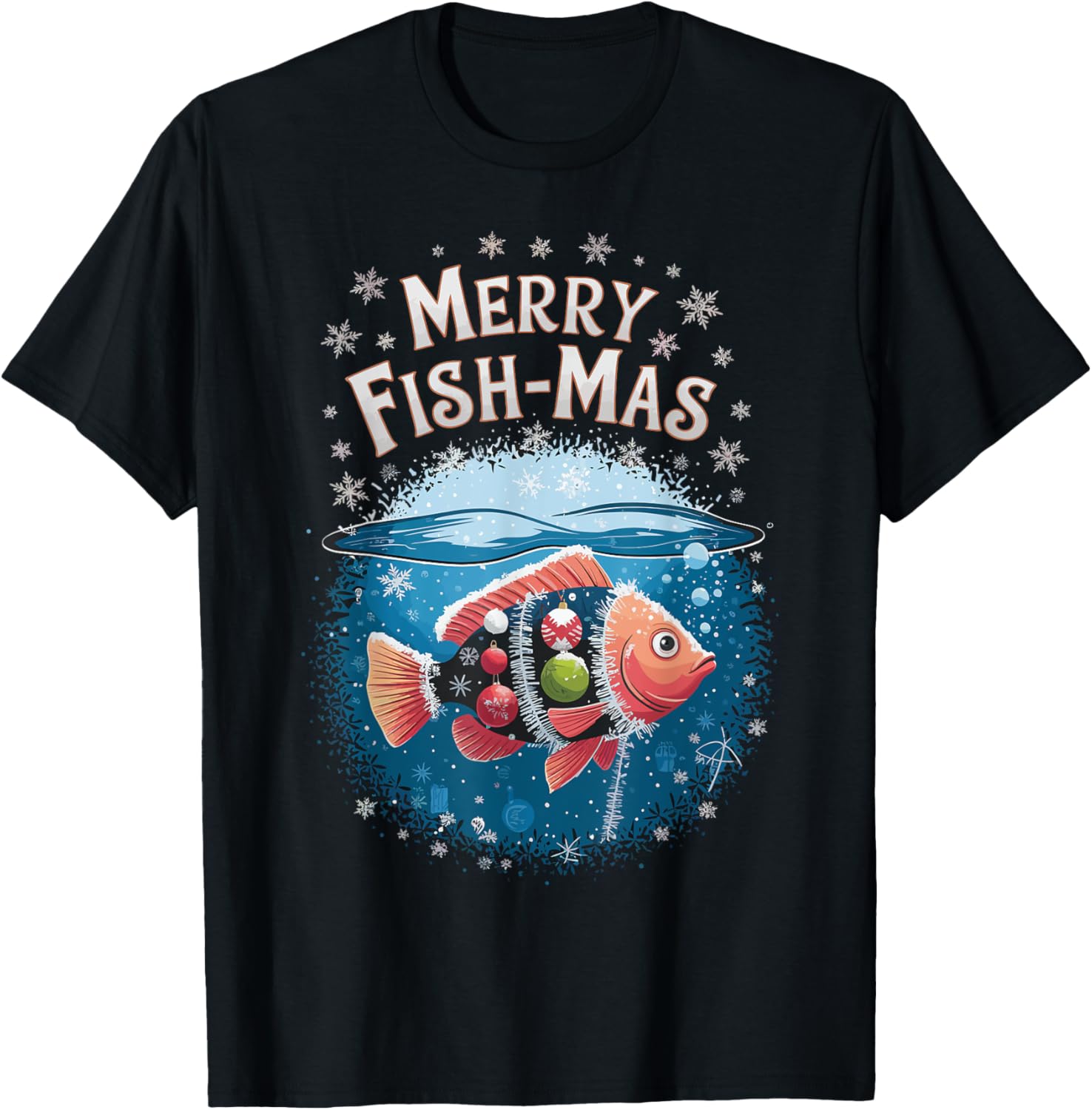 Fishing Christmas Merry Fishmas