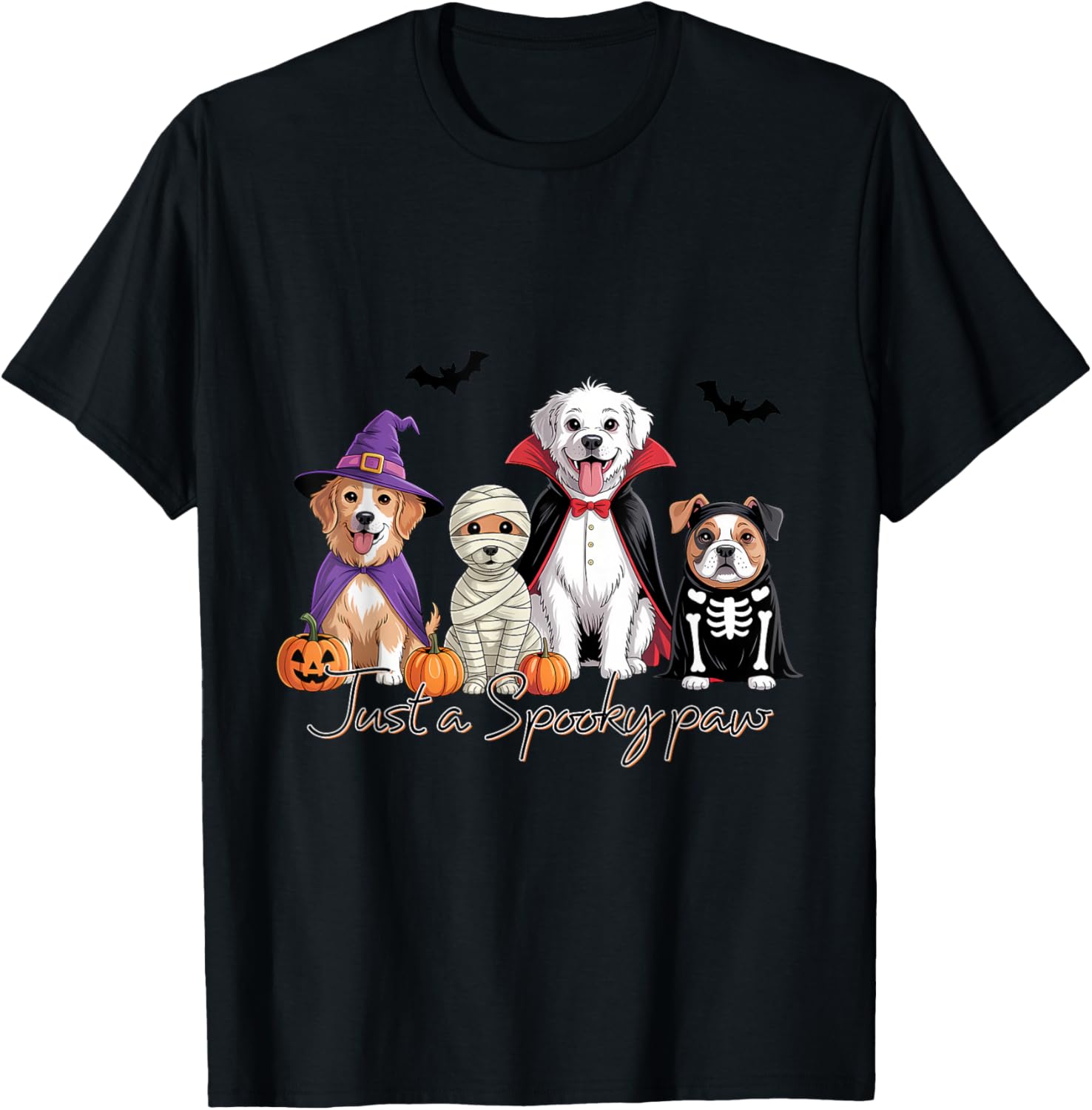 Halloween Dogs Just a Spooky Paw