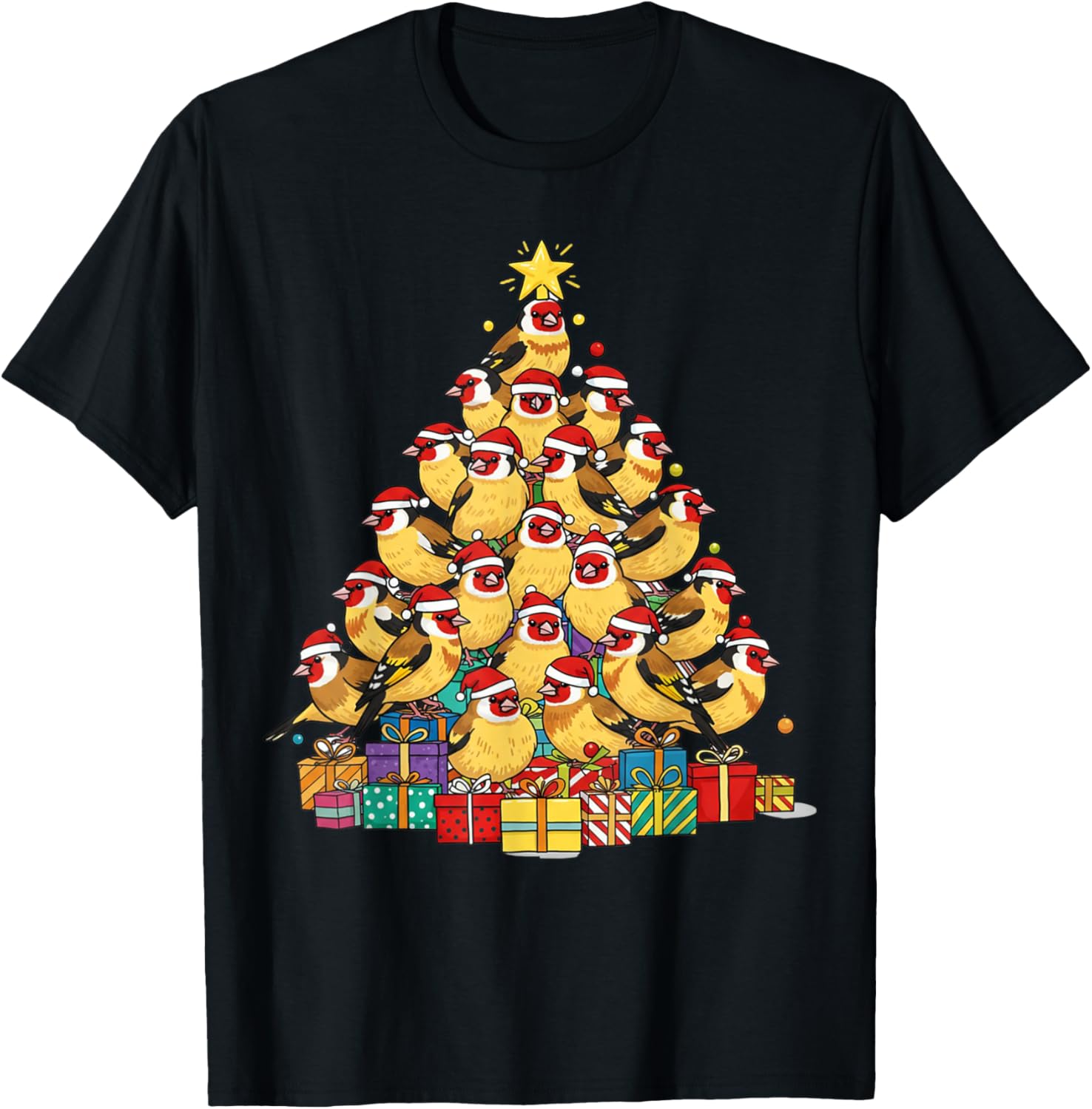 Goldfinch Bird Christmas Tree