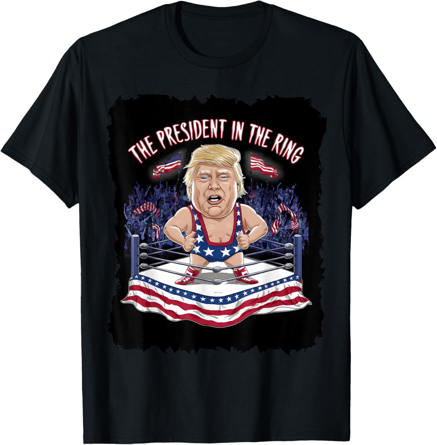 Trump 2024 Wrestling The President In The Ring