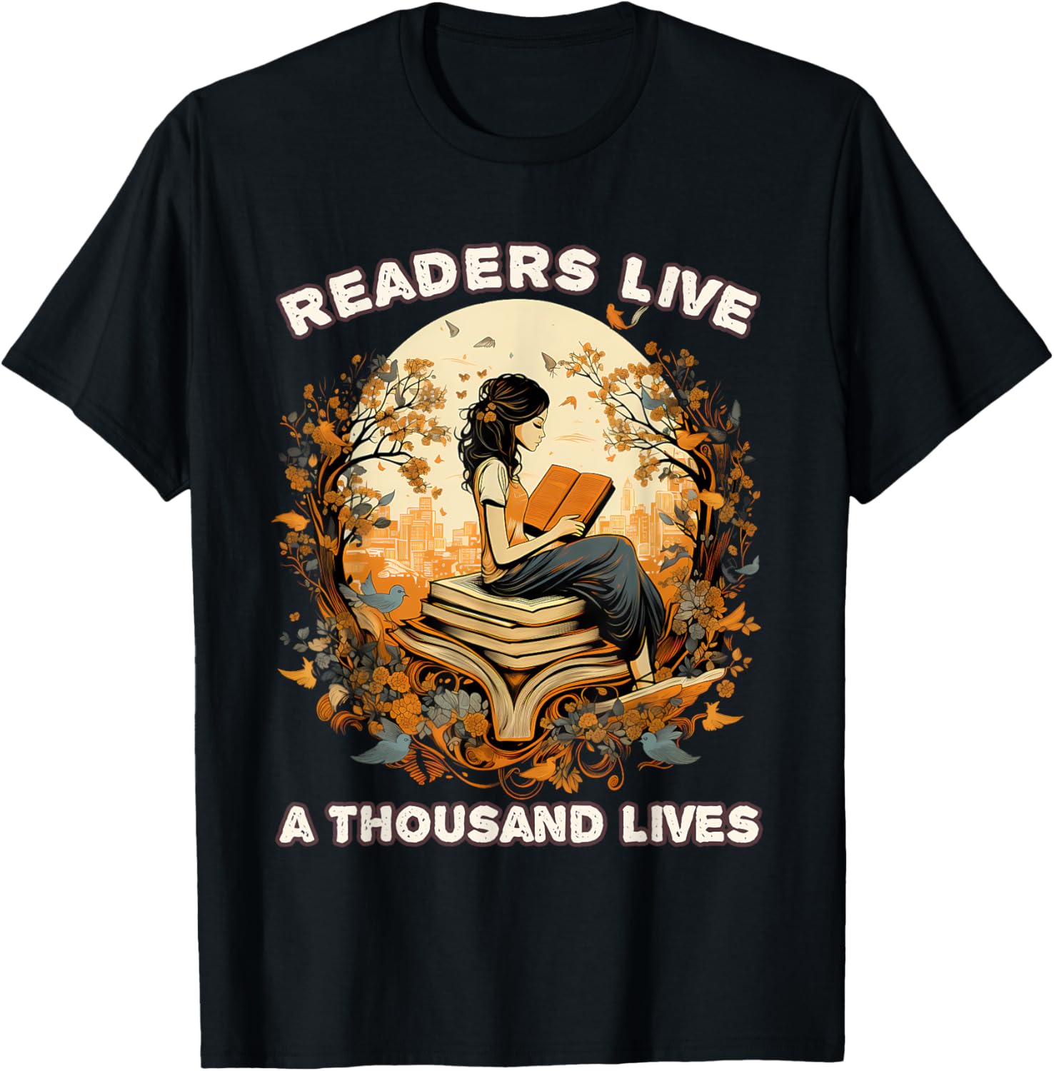 Readers Live a Thousand Lives Bookworm