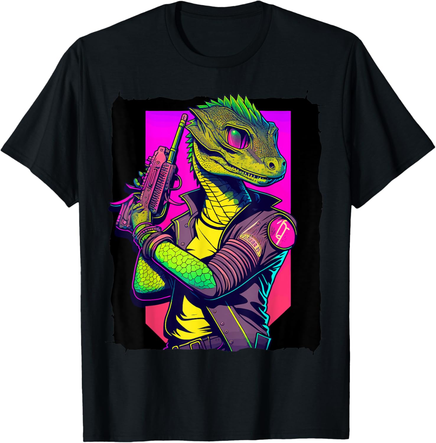 Green Lizzard Man
